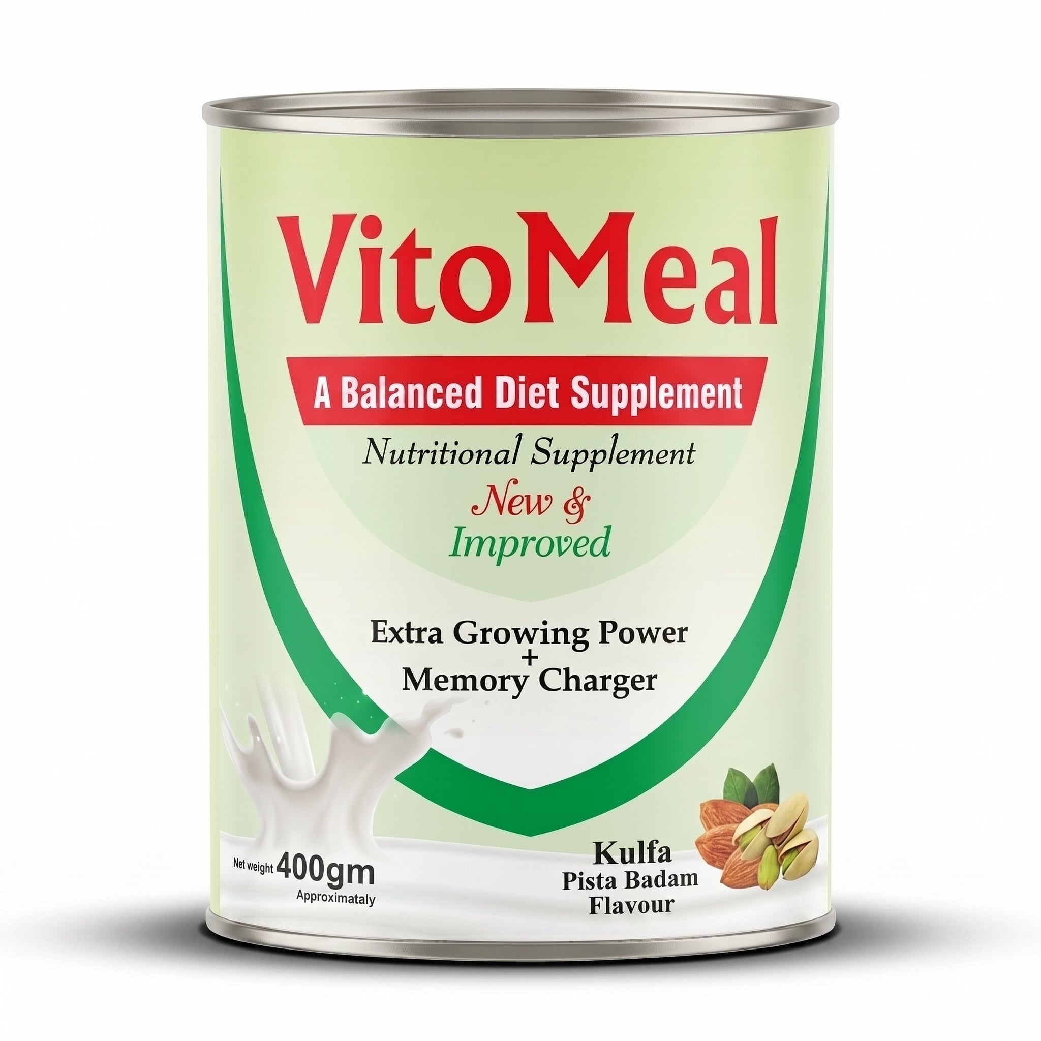 Vitomeal Kulfa Flavour 400g Nutritional Supplement – Complete Daily Nutrition for Energy, Growth & Wellness