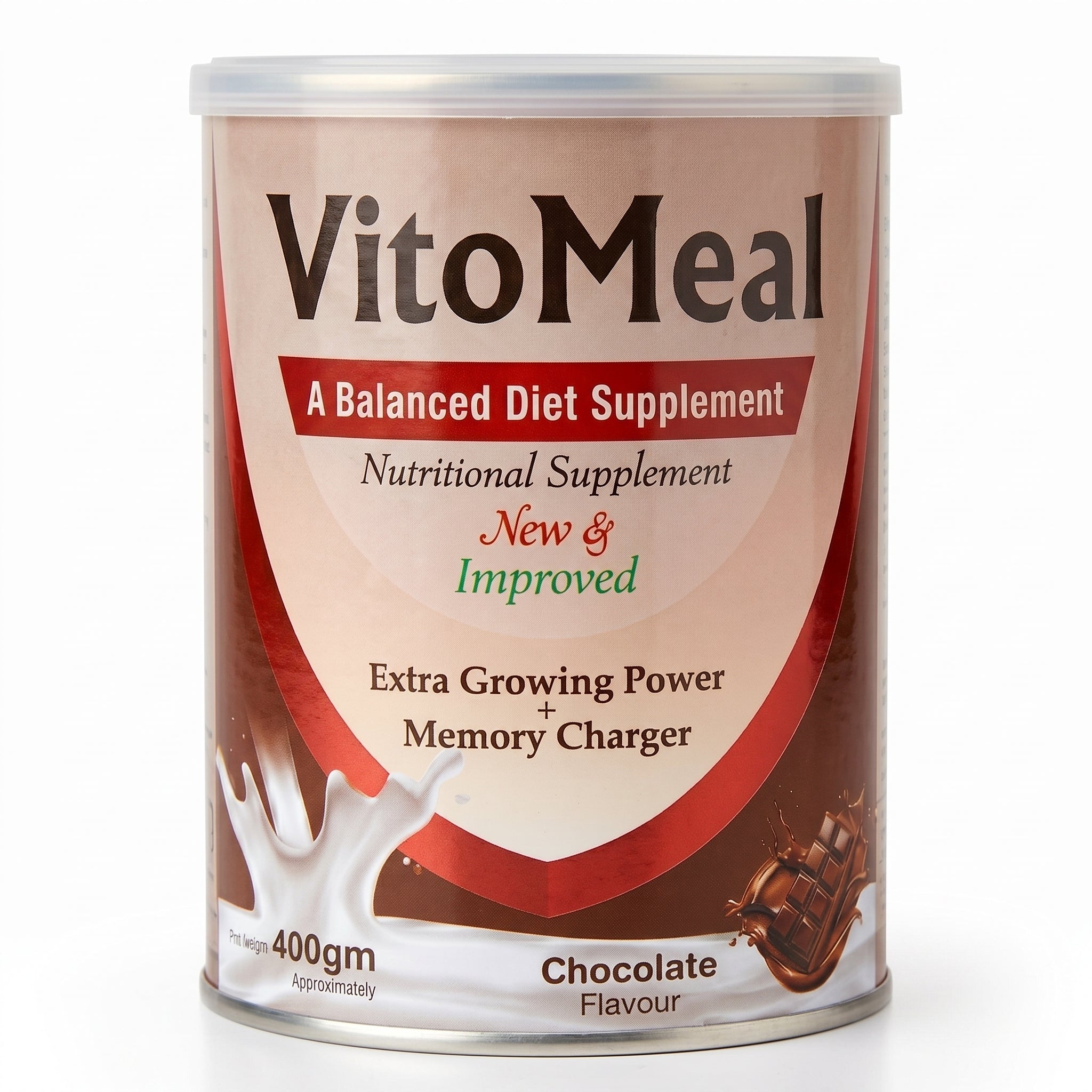 Vitomeal Chocolate Flavour 400g Nutritional Supplement – Complete Daily Nutrition for Energy, Growth & Wellness